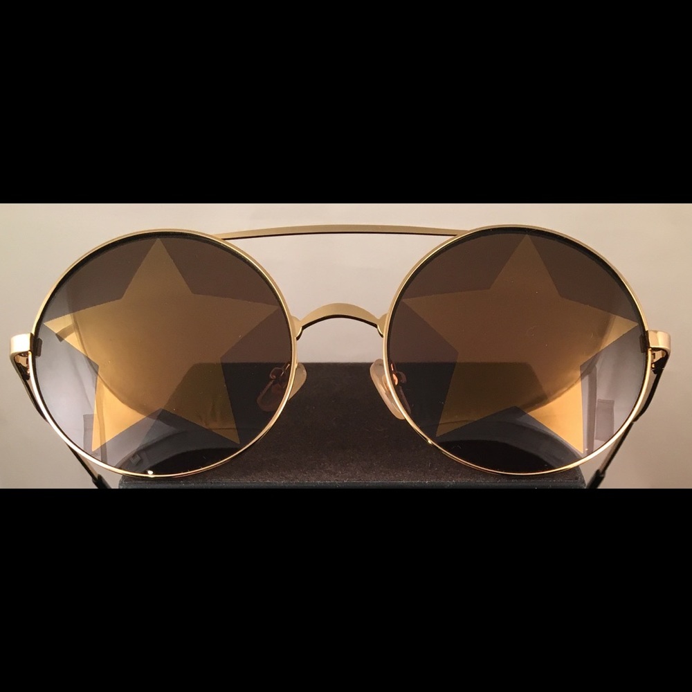 Wildfox Sun "Starstruck" Sunglasses in Gold